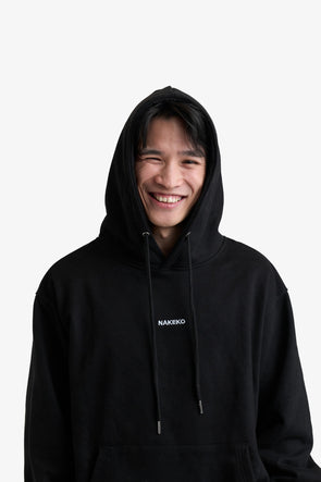 To & From Hoodie in Black