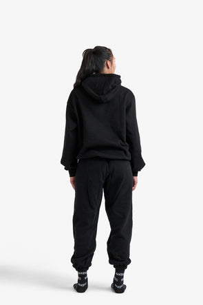 To & From Hoodie In Black