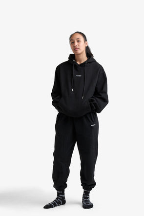 To & From Hoodie In Black